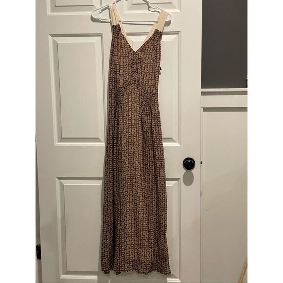 NWT Cotélac Cotelac Aubergine Spring Flowing Maxi Dress Women's Size 0 - Picture 1 of 3